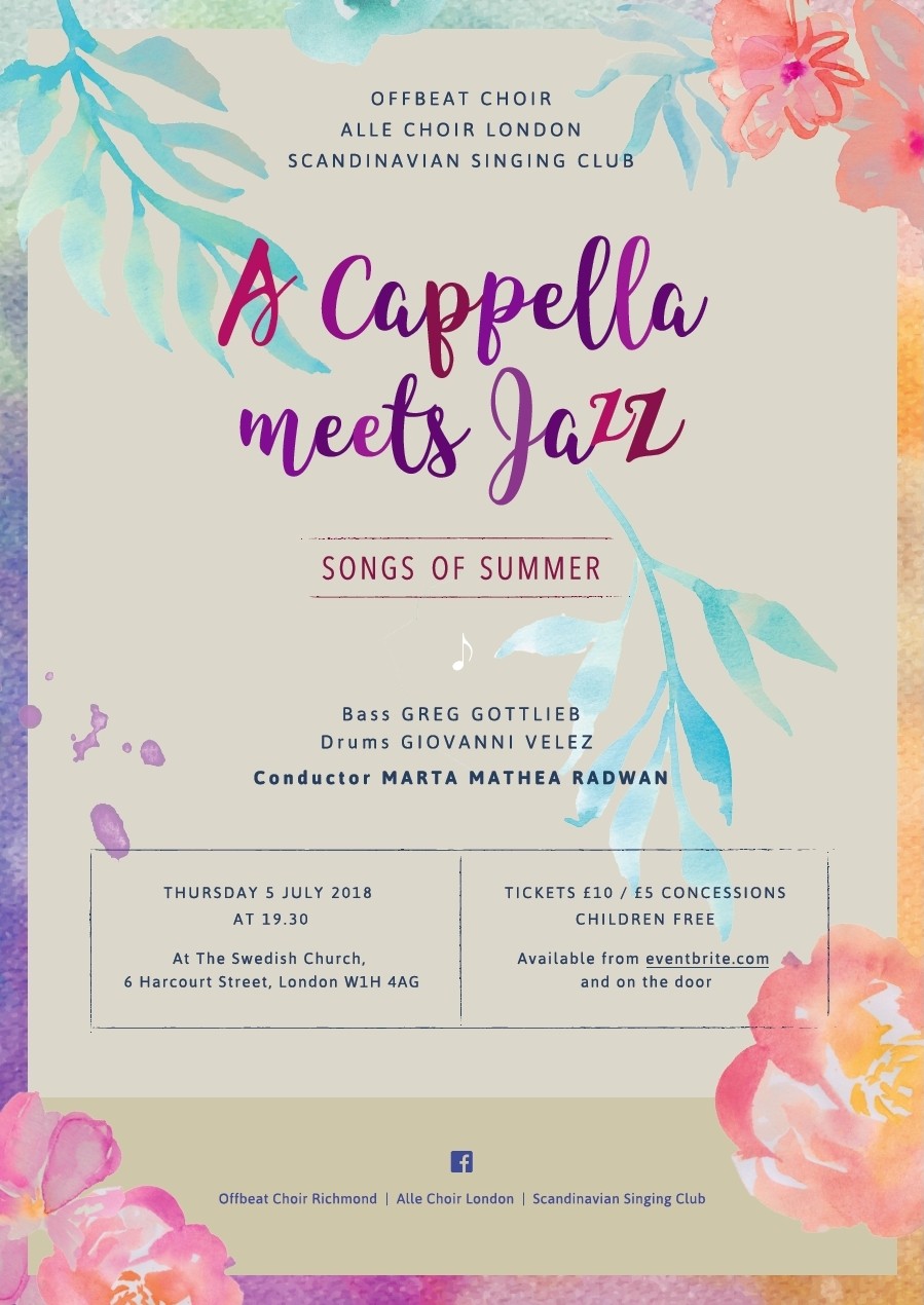 A cappella meets jazz" -
